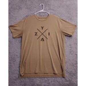 Zyia Active Shirt Mens Medium Activewear Vented Performance Yoga Gym Running M